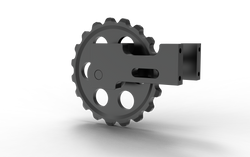 Roue folle JCB 801.