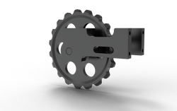 Roue folle JCB 8018.