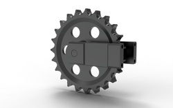 Roue folle JCB 804.